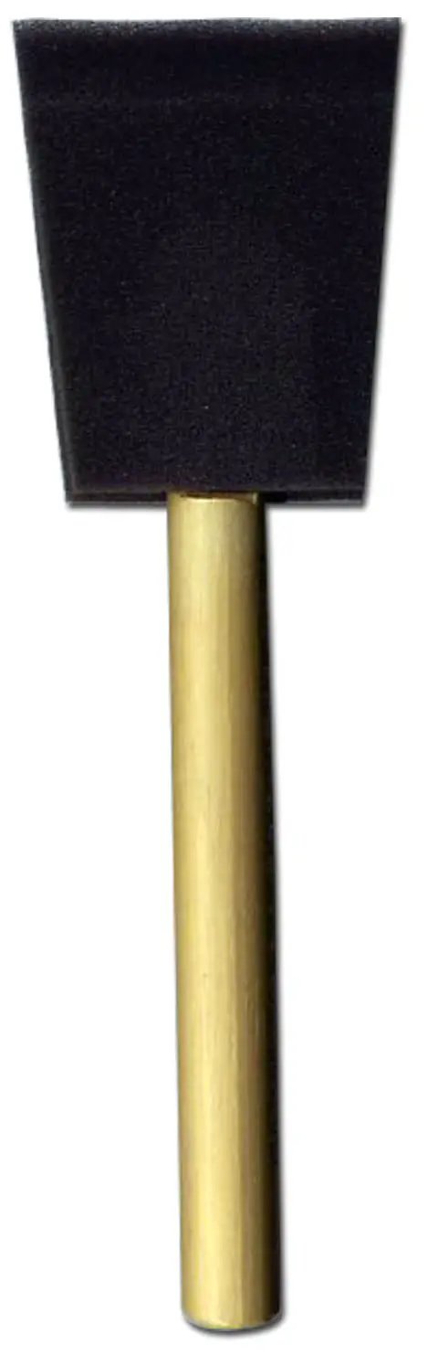 2 Inch Poly Foam Paint Brush With Wood Handle Pack Of 24 Great For Trim Cabinets And Detail Work Smooth Finishes On All Paints Stains And Varnish
