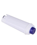 Real Deal Coffee Machine Water Filter 6 Pack Soft Filtration Cartridge Compatible With Delonghi Brewers Replaceable Basket Mesh, white cartridge design.