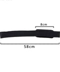 One Pair Weightlifting Straps For Gym Training, Lightweight Cotton And Polyester Wrist Wraps dimensions