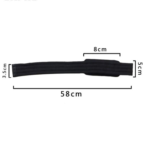 One Pair Weightlifting Straps For Gym Training, Lightweight Cotton And Polyester Wrist Wraps dimensions