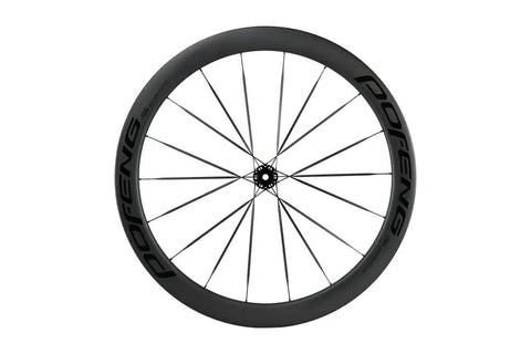 Carbon Disc Wheelset 50C Tubeless With Carbon Spokes Thru Axle Center Lock 12x100 Front 12x142 Rear Fits Shimano 8-12 Speed Black
