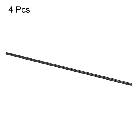 Single carbon fiber tube from 4 Pack Carbon Fiber Tubes 6 x 8 x 420mm plain weave glossy surface 3K roll wrapped for RC airplanes
