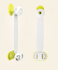 Two Pack Safety Locks For Cabinets And Fridges Easy Install Kid Proof Latches ABS Plastic For Drawers And Appliances Prevent Pinch Hazards