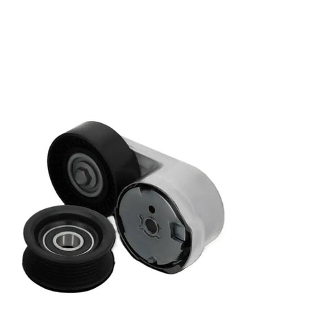 Must-Have Drive Belt Tensioner And Idler Pulley Kit That Fits Ram Caravan 2011 To 2019 With 3.6L V6 Engine, showing pulleys.
