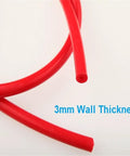 Red High Grade Silicone Vacuum Tubing Hose Kit 5mm ID For Cars Coolant And Emission Control Withstands Extreme Heat To Rock Your Ride. 3mm wall thickness