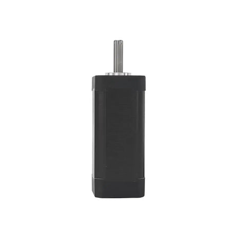 High Performance Industrial Brushless DC Motor 24 Volt 105 Watt Low Noise Automation Part Custom Speed Drive For Smooth High Efficiency Machinery Runs Cold, front view.