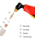 150 Pc Set Pt-31 Air Plasma Cutting Nozzle And Electrode Consumables Fits Cut-40 Cut-50d Ct-312 parts including electrode and nozzle.