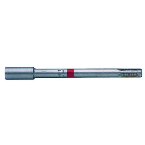 Kwik Bolt Mechanical Setting Tool for 12 In TEC Anchors, metal construction, side view, red band, concrete and masonry use