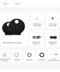 Electric Filter Wheel For Telescopes Dope Quick Spin With 1.25 And 2-Inch Eyepiece Options, including screws and cables