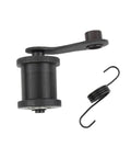 Motorcycle Chain Tensioner Spring Roller Slider Guide Adjuster Wheel Pulley Kit Fits Pit Bike Moto ATV Quad Scooter Models Smoothly While Maintaining Perfect Alignment To Reduce Wear Keep Chain Tight No Slack Stoked About This Setup, black metal roller and spring