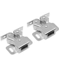 No Screw Install Needed For This Cool Spring Loaded Roller Catch Latch Set in stainless steel for cabinet and boat doors.