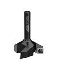 Beefy Carbide Spoilboard Surfacing Router Bit, 2-3/8 Inch Diameter, 12mm x 50mm Shank, 4 Sided Carbide Inserts shown