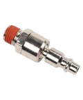 Rotary Union Air Connector For Pneumatic Systems With One Quarter NPT Adapter Nickel Plated Iron 55mm Length Built Tough Industrial Grade Easy Install Universal Fit For Pneumatic Fittings, 1/4 NPT rotary union air connector, nickel-plated iron