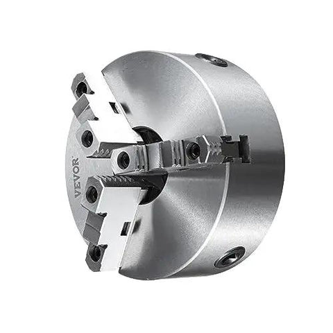 Three Jaw Self Centering Lathe Chuck 8 Inch With 0.16 To 8 Inch Clamping Range 4 To 200 Mm Includes T Slot Fixing Screws