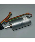 Heavy Duty Full Metal Gearbox Reduction Motor 5V To 12V DC 16RPM To 41RPM Kickass Starter Unit with colorful wires.