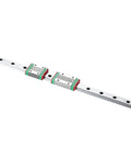Ready To Roll Linear Rail Kit For DIY CNC And 3D Printer 100 To 1000 Mm Guide Rail With Two Blocks Hardened Steel For Max Rigidity Smooth Silent Glide Low Friction Durable Precision Upgrade Your Rig With Reliable Motion Parts showing dual-block design and steel rail.