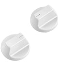 Air Conditioner Control Knob Replacement For WJ12X24802 White Plastic Knob 2 Pack Fits GE Hotpoint AHV05LYW1 Small Room AC Units