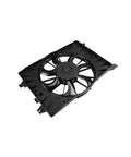 Heavy Duty Radiator Cooling Fan Assembly For Chevrolet Bolt EV 2017 To 2020 with black fan blades, direct OE fit for engine temperature control.