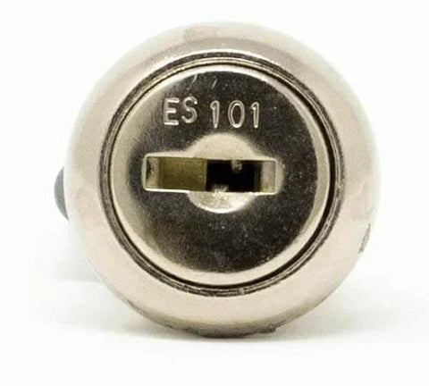 Front view of Direct Replacement File Cabinet Lock For W601 Through W650 With Removable Core, Clip And Two Keys Included.