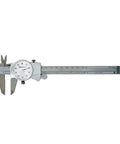 Pro Grade 4-In-1 Dial Caliper With 0 To 6 Inch Range, 0.001 Inch Accuracy, 0.1 Inch Per Revolution displayed on a white background.