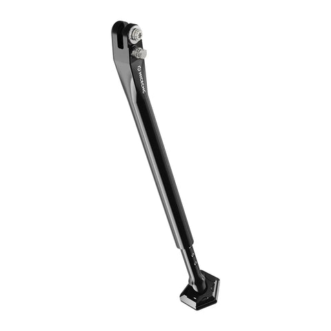 Adjustable Dirt Bike Kickstand With Three Level Height And 15mm Per Level Tilt For Beta RR 2T And XTrainer in black