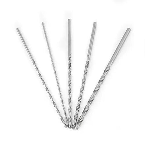 Five Piece Extra Long High Speed Steel Drill Bit Set With Long Shank For Wood Plastic Aluminum And Composite Materials HSS Twist Drill Bits