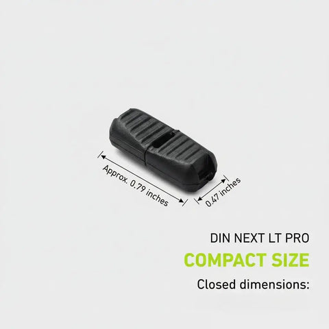 25 Pack Zipper Pull Tabs And Cord Ends With Lace Tip Clips And Cord Locks For Paracord And MOLLE Backpacks, Quick Grab No Fuss Shoelace End Clamps For Running Shoes, Marathon And Triathlon Gear, Easy Grab And DIY Repair Essentials. Black plastic cord lock, compact size 0.79 x 0.47 inches
