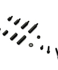 For M3 Nylon Hex Spacer Standoff Kit 320 Pieces Includes M3 Male And Female Screws Nuts Washers And Threaded Pillars For PCB Motherboard Electronics Assembly Lightweight Durable Black Nylon Build Insulated And Resistant black nylon M3 standoffs, screws, nut and washer set