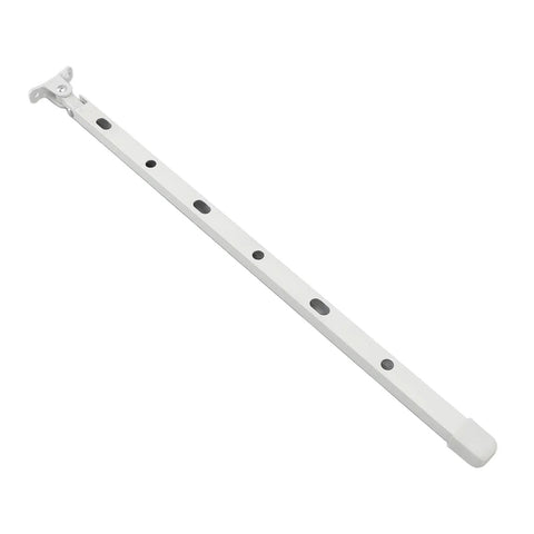 Durable Aluminum Greenhouse Window Vent Opener Bar Kit With 6 Screws For Easy, Precise Temperature Control On Most Greenhouse Windows And Roof Vents White Finish Ready To Install