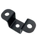 Six Pack 1x1 Inch Square Tube Strap Clamps Heavy Duty Steel U Bracket For Mounting Black 2mm Thick Design Prevents Pipes From Twisting Or Slipping Ideal For Indoor And Outdoor Use, black steel U bracket