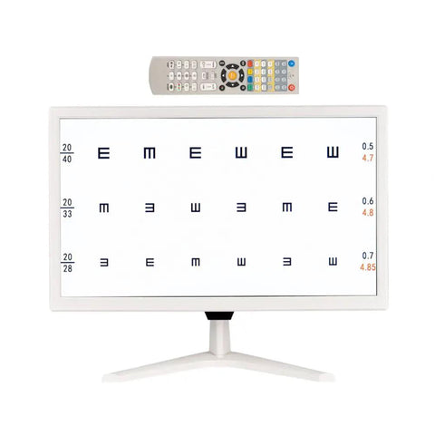 Digital 19 Inch LCD Vision Meter With 44 Visual Targets, Five Display Modes, Optometry Projector, Remote Control shown