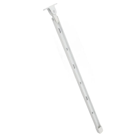 Durable Aluminum Greenhouse Window Vent Opener Bar Kit With 6 Screws For Easy, Precise Temperature Control On Most Greenhouse Windows And Roof Vents White Finish Ready To Install