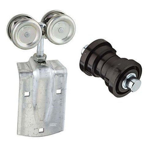 Zinc Box Rail Hangers For Wood Frame Sliding Doors Includes Two End Caps And Bolts Self Lubricating Derlin Bearings Compatible