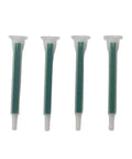 50 Pack 2K Mixing Tips 83mm Static Nozzles for Two Component Epoxies and Resins, Bubble Free Blend, Go-To 5.3mm Inner Diameter and 7.6mm Outer Diameter, Built For Strong Adhesive Bonding, green static mixer tips