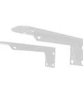 Built Tough Heavy Duty Wall Mount Brackets Rock Solid L Shaped Floating Supports Durable Steel holds weight visible from side angle.