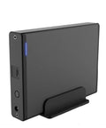 Heavy Duty Aluminum 3.5 Inch USB C To SATA 3.0 External Hard Drive Enclosure Dock For HDD And SSD Offers 8TB Storage side view