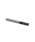 Roughing end mill, HSS square-nose, 4-flute, 1/4 in shank, 3/4 in flute length