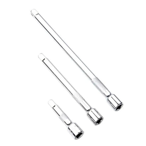 Ultimate 16-Inch Chrome Socket Extension Kit With 4 Adapters And 3 Universal Joints For 1/4 3/8 And 1/2 Inch Drive Auto Garage Repair Projects That Hit The Spot chrome socket extension bars