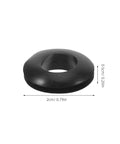 Rubber Wire Harness Grommet Kit With Double Sided Waterproof Seal, 260 Pieces, Easy Install And Precise Fit For Automotive Wiring Harness, DIY Electrical Cable Grommets, Waterproof Cable Gasket Set, black rubber 2cm x 0.5cm