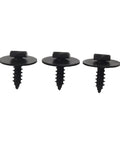 BMW Undertray Fastener Kit With 40 Pcs Hex Head Tapping Bolts And U Nut Clips For Splash Shield Replacement Heavy Duty Compatible With 1 Series Through 7 Series X1 X3 X5 X6 Z3 Z4 And Mini, black plastic bolts