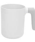 White insulated cup for the Ultimate Desktop Mug Warmer And Cooler Plate Two In One Smart Heating And Cooling Base.