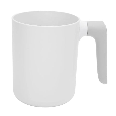 White insulated cup for the Ultimate Desktop Mug Warmer And Cooler Plate Two In One Smart Heating And Cooling Base.