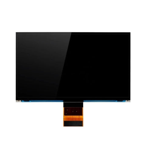 Heavy Duty 10.1 Inch 12K Monochrome LCD Screen Replacement For 3D Resin Printers, front view with connector.
