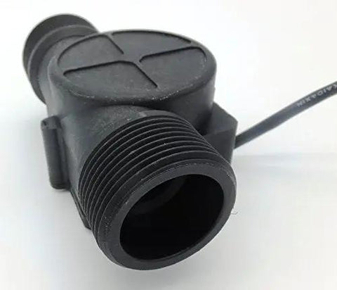 Liquid Flow Sensor Water Flowmeter For 1.25 Inch Pipes DN32 1 To 120 Liters Per Min Turbine Type, front view
