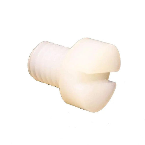 Top Shelf Nylon 66 Slotted Cheese Head Screws Metric Fasteners PA66 Plastic Bolts Pack Of 100 M8x30mm white cheese head bolt
