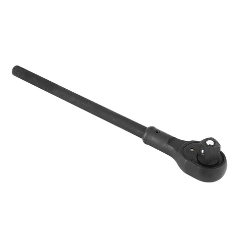 Heavy Duty Ratchet Socket Wrench Set Forged From Hardened Alloy Steel For Auto Repair High Torque Square Drive Tool shown at an angle.