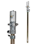 Air Operated Oil Pump for 55 Gallon Drums Three To One Ratio 14 LPM And 3 GPM Double Action Transfer Pump with metallic construction