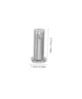 Stainless Steel B Type Cylindrical Flat Head Pins For Quick Alignment In Machinery, Furniture, And Electronics, 1.06in height