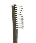 10 Pack Stainless Steel AP Brushes For Heavy Duty Beast Mode Scrubbing With Dual End Design For Large Surface Cleaning And Precise Detailing On Metal Surfaces For Tough Residue Removal, close-up