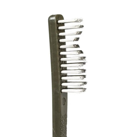 10 Pack Stainless Steel AP Brushes For Heavy Duty Beast Mode Scrubbing With Dual End Design For Large Surface Cleaning And Precise Detailing On Metal Surfaces For Tough Residue Removal, close-up
